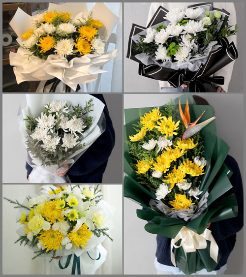 河北张家口蔚县白事花束代送